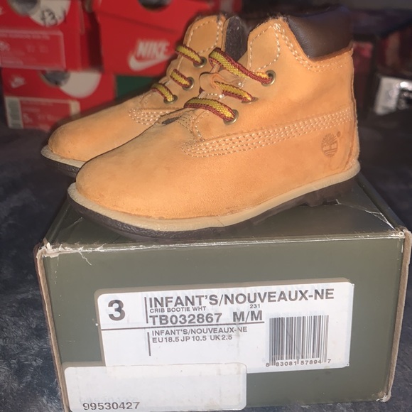 Infant Timberland Boots Size 3 Used but in Great Condition - Picture 5 of 6